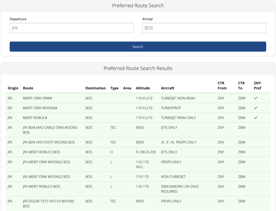 Example PRD Search Results